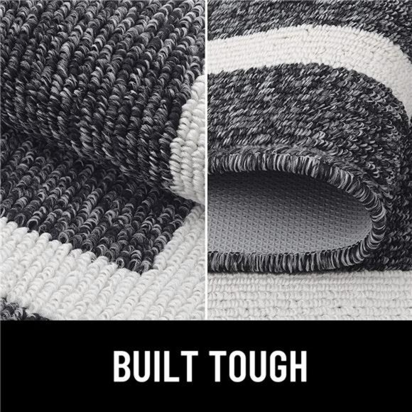 Indoor Door Mat, 32x20, Non-Slip Absorbent Resist Dirt Entrance Mat, Washable - Picture 4 of 6